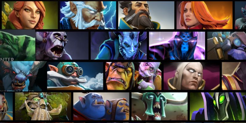 Người chơi sẽ hóa thân thành các nhân vật trong Dota 2