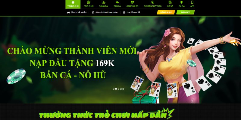 Nạp lần đầu vào tài khoản từ 169k tặng ngay 169k