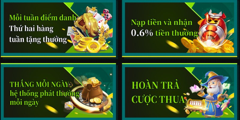 Khuyến mãi 69VN tặng 0,6% khi nạp tiền