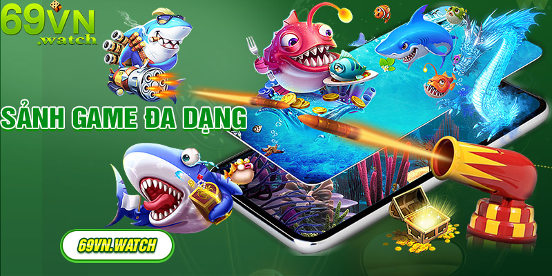 Sảnh game đa dạng các thể loại khác nhau