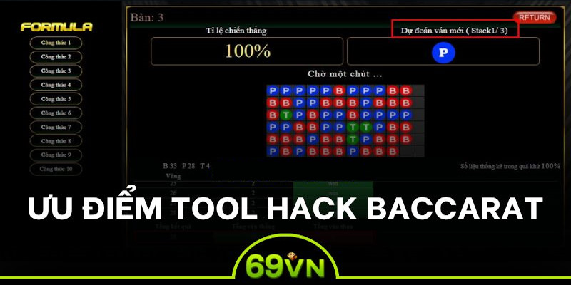 Ưu điểm khi sử dụng tool hack vào trong quy trình cá cược